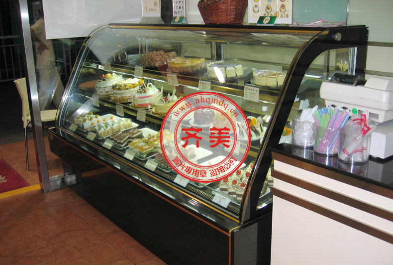 北京 一手店熟食 第五代蛋糕柜_黑色_超市面包房