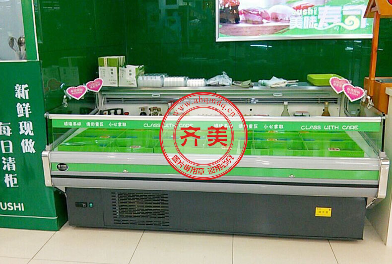 武汉 双汇 09XG 标准风冷鲜肉柜_绿色_超市工程