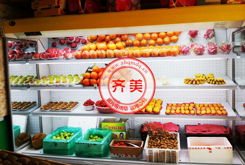 北京 佳沃水果09fg 风幕柜 黄色